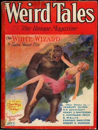 Item #27673 WEIRD TALES. WEIRD TALES. September 1929. . Farnsworth Wright, No. 3 Volume 14
