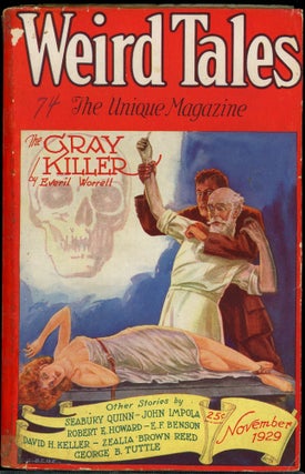 Item #27674 WEIRD TALES. WEIRD TALES. November 1929. . Farnsworth Wright, No. 5 Volume 14