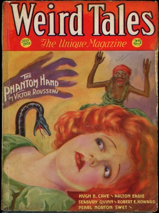 Item #27702 WEIRD TALES. WEIRD TALES. July 1932. . Farnsworth Wright, No. 1 Volume 20