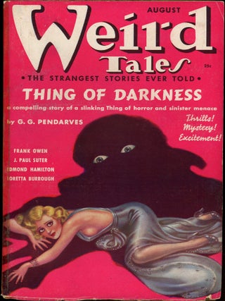 Item #27752 WEIRD TALES. WEIRD TALES. August 1937. . Farnsworth Wright, No. 2 Volume 30