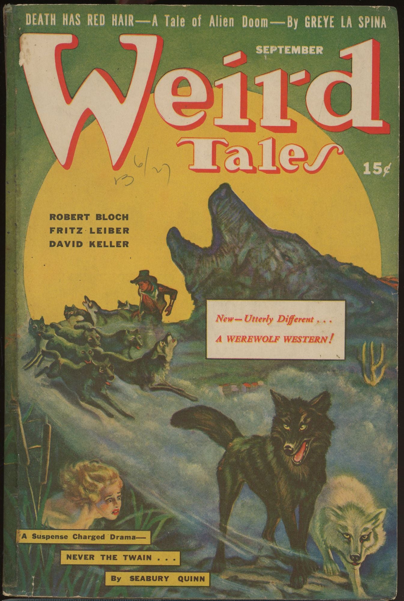 Weird Tales Weird Tales September 1942 Dorothy Mcilwraith No