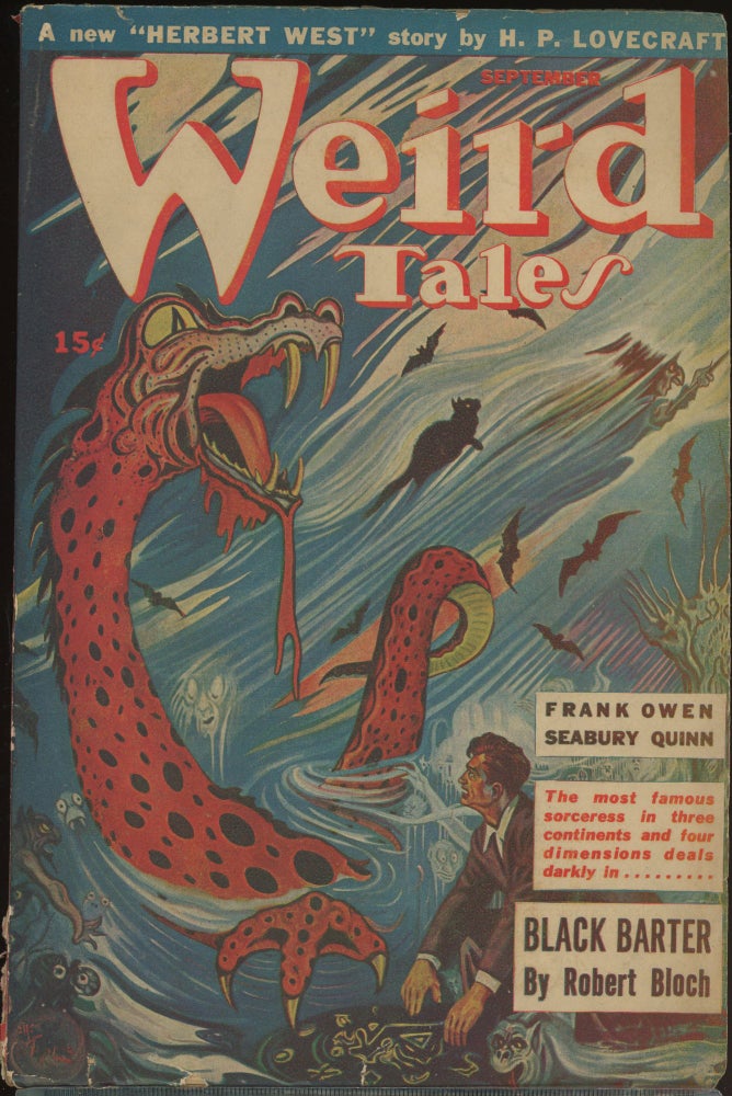 Item #27801 WEIRD TALES. WEIRD TALES. September 1943. . Dorothy McIlwraith, No. 1 Volume 37.