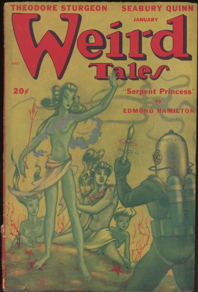 Item #27824 WEIRD TALES. WEIRD TALES. January 1948. . Dorothy McIlwraith, No. 2 Volume 40.