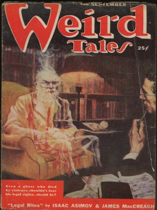 Item #27839 WEIRD TALES. WEIRD TALES. September 1950. . Dorothy McIlwraith, No. 6 Volume 42