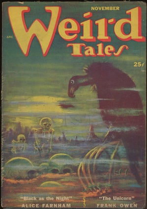 Item #27852 WEIRD TALES. WEIRD TALES. November 1952. . Dorothy McIlwraith, No. 7 Volume 44