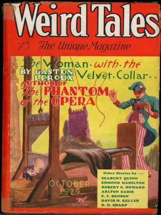 Item #27870 WEIRD TALES. WEIRD TALES. October 1929. . Farnsworth Wright, No. 4 Volume 14