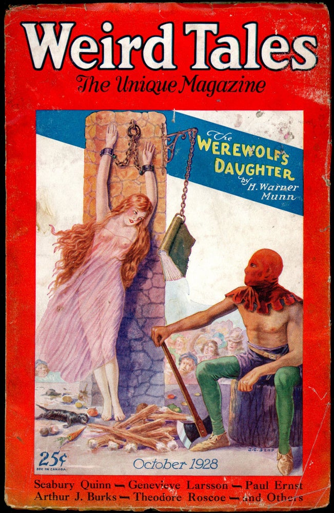 Item #27883 WEIRD TALES. WEIRD TALES. October 1928. . Farnsworth Wright, No. 4 Volume 12.