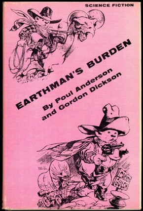 Item #28011 EARTHMAN'S BURDEN. Poul Anderson, Gordon R. Dickson