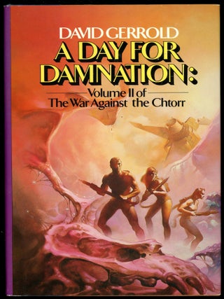 Item #28124 A DAY FOR DAMNATION. David Gerrold, Jerrold David Friedman