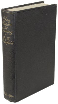 Item #28186 THEY RETURN AT EVENING: A BOOK OF GHOST STORIES. Wakefield, Russell