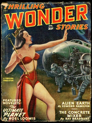 Item #28196 THRILLING WONDER STORIES. RAY BRADBURY, 1949. . Samuel Merwin THRILLING WONDER...