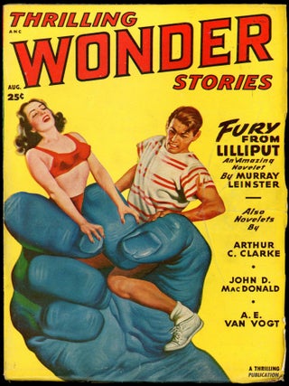 Item #28198 THRILLING WONDER STORIES. John D. MacDonald, THRILLING WONDER STORIES. August 1949. ....