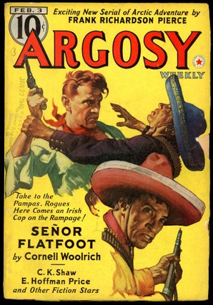 Item #28203 ARGOSY. CORNELL WOOLRICH, 1940 ARGOSY. February 3, Volume 296 No. 5
