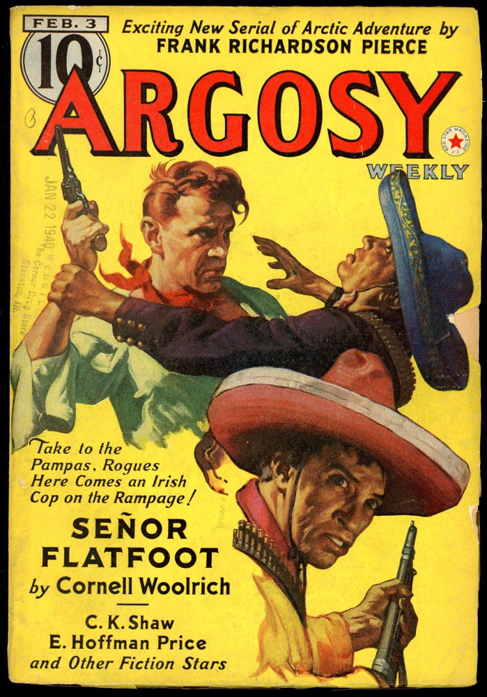 Item #28203 ARGOSY. CORNELL WOOLRICH, 1940 ARGOSY. February 3, Volume 296 No. 5.