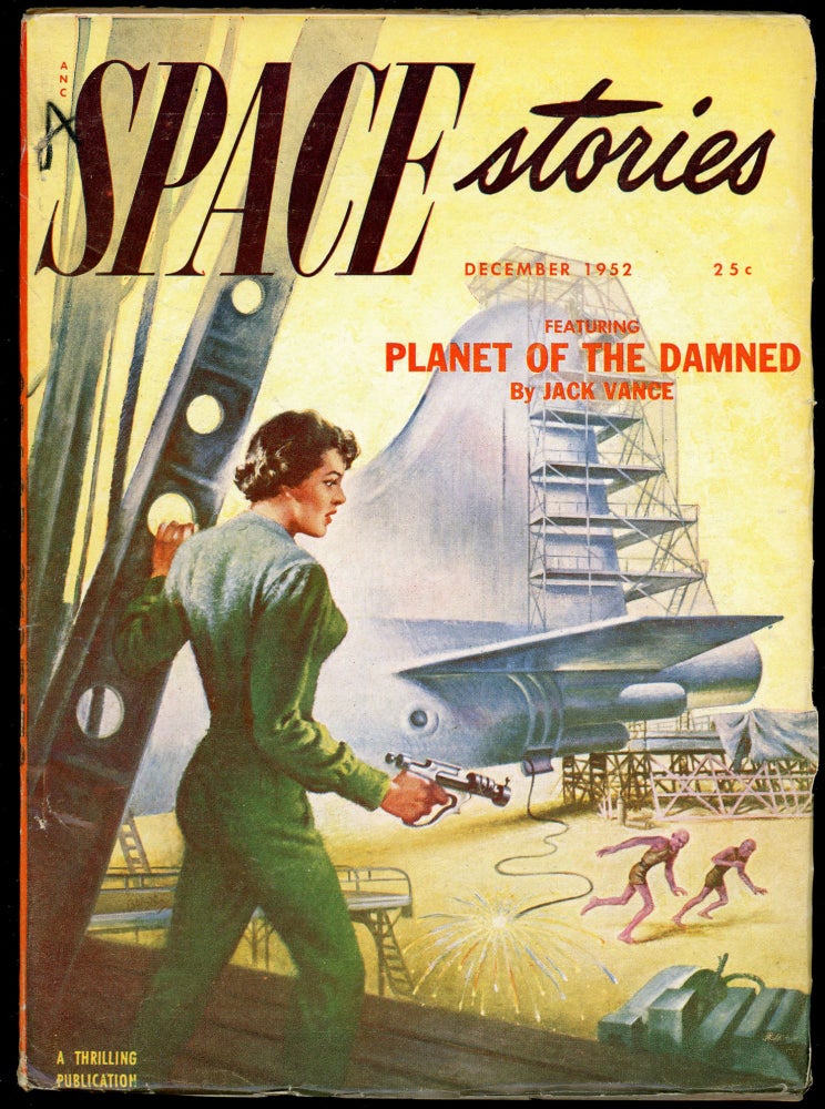 Item #28214 SPACE STORIES. Jack Vance, SPACE STORIES. December 1952. . Samuel Mines, No. 2 Volume 1.