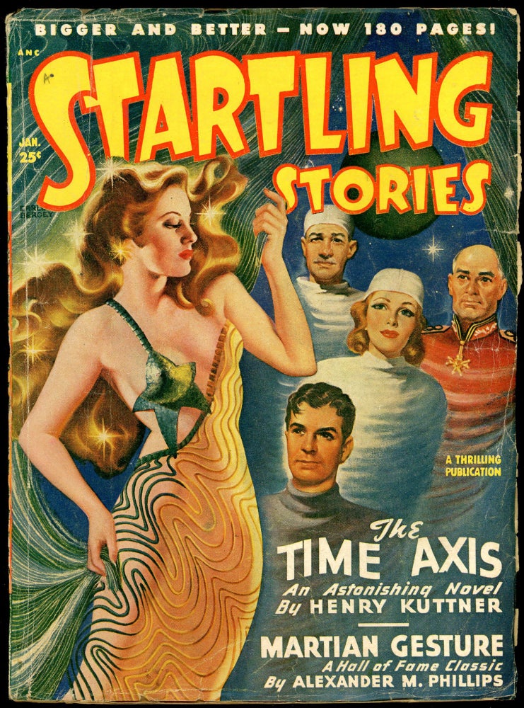 Item #28225 STARTLING STORIES. JACK VANCE, 1949 STARTLING STORIES. January, No. 3 Volume 18, L. RON HUBBARD.