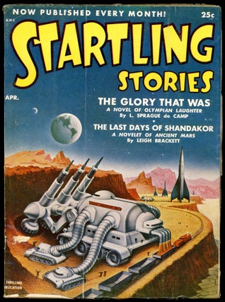 Item #28239 STARTLING STORIES. FRANK HERBERT, STARTLING STORIES. April 1952. . Samuel Mines, No....