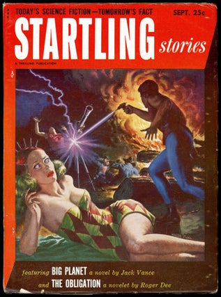 Item #28243 STARTLING STORIES. JACK VANCE, STARTLING STORIES. September 1952. . Samuel Mines, No....