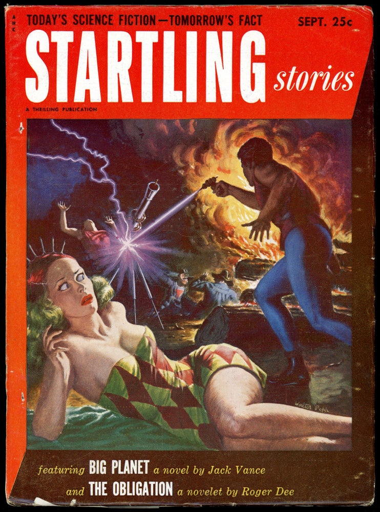 Item #28243 STARTLING STORIES. JACK VANCE, STARTLING STORIES. September 1952. . Samuel Mines, No. 2 Volume 27.