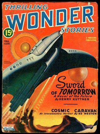 Item #28258 THRILLING WONDER STORIES. THRILLING WONDER STORIES. Fall 1945. . Sam Merwin Jr, No. 3...