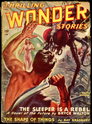 Item #28261 THRILLING WONDER STORIES. RAY BRADBURY, 1948. . Sam Merwin THRILLING WONDER STORIES....