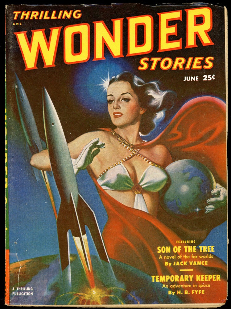Item #28265 THRILLING WONDER STORIES. JACK VANCE, 1951. . Sam Merwin THRILLING WONDER STORIES. June, Jr, No. 2 Volume 38.