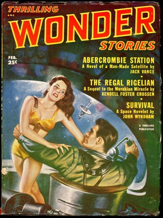 Item #28266 THRILLING WONDER STORIES. JACK VANCE, 1952 THRILLING WONDER STORIES. February, No. 3...