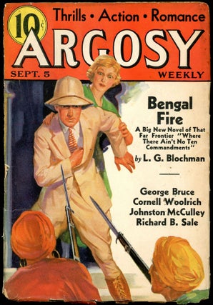 Item #28272 ARGOSY. CORNELL WOOLRICH, 1936 ARGOSY. September 5, No. 1 Volume 267