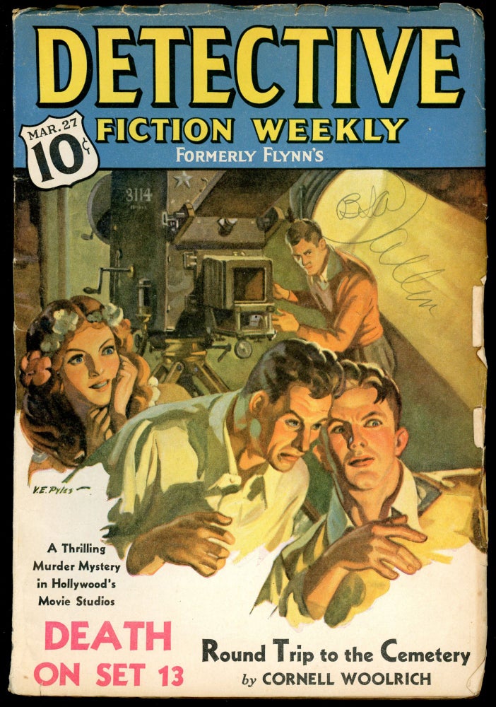 Item #28278 DETECTIVE FICTION WEEKLY. CORNELL WOOLRICH, 1937 DETECTIVE FICTION WEEKLY. March 27, No. 5 Volume 109.