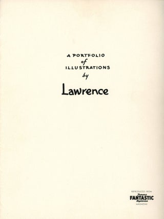 A PORTFOLIO OF ILLUSTRATIONS BY VIRGIL FINLAY. First and Second Series, with A PORTFOLIO OF ILLUSTRATIONS BY LAWRENCE. First and Second Series.