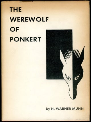 Item #28832 THE WEREWOLF OF PONKERT. Munn, Warner