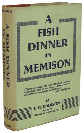 Item #28874 A FISH DINNER IN MEMISON. Eddison