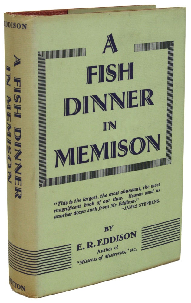 Item #28874 A FISH DINNER IN MEMISON. Eddison.