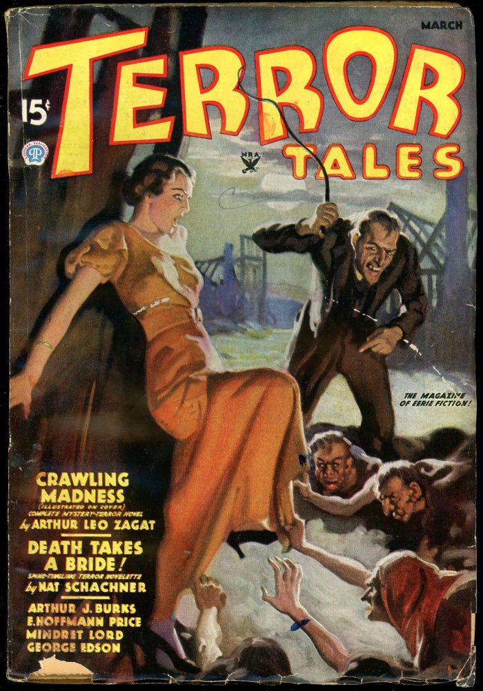 Item #29036 TERROR TALES. TERROR TALES. March 1935, No. 3 Volume 2.