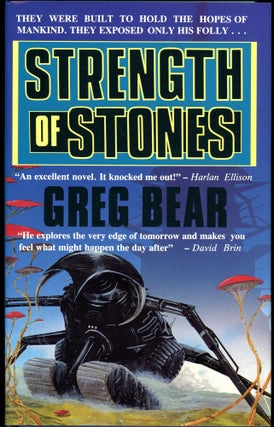 Item #29063 STRENGTH OF STONES. Greg Bear