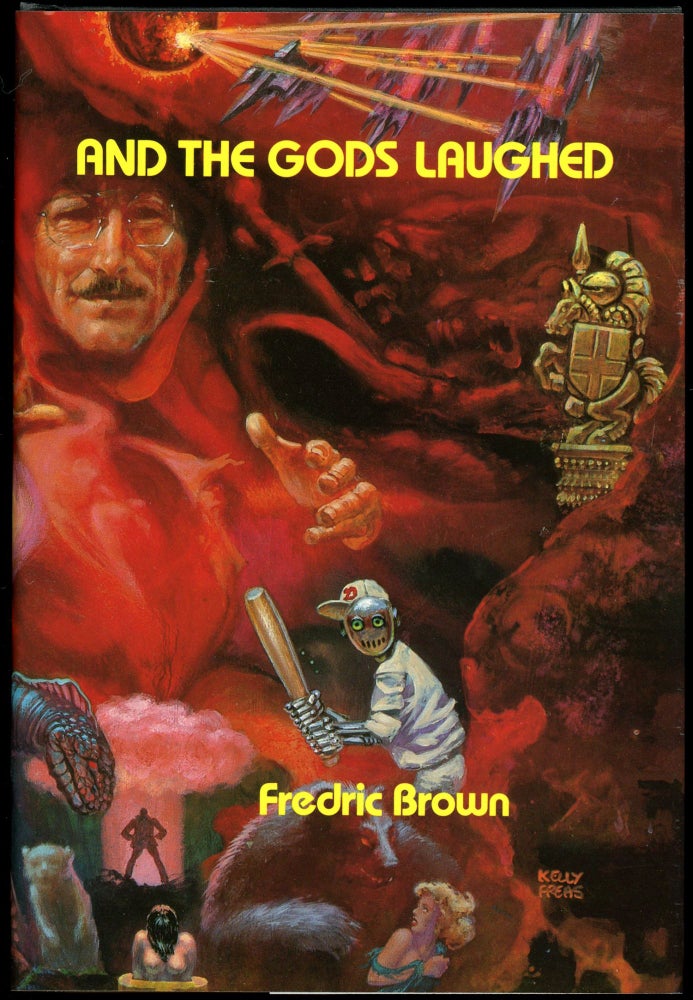 Item #29138 AND THE GODS LAUGHED: A COLLECTION OF SCIENCE FICTION AND FANTASY. Fredric Brown.