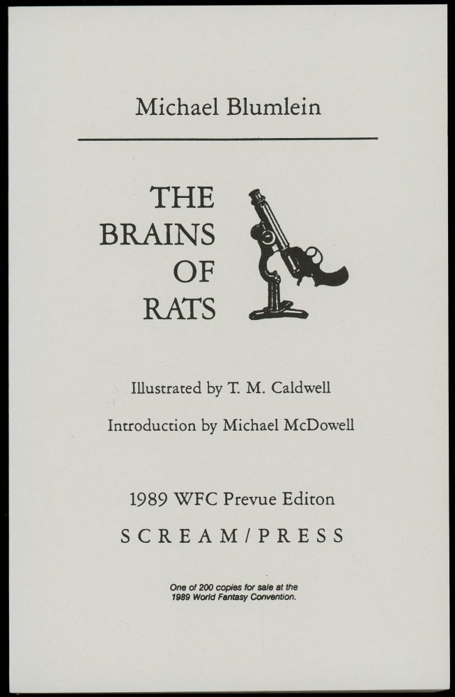 THE BRAINS OF RATS. Michael Blumlein.