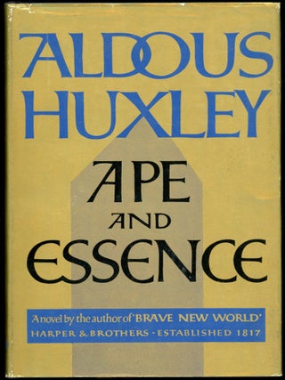 Item #29339 APE AND ESSENCE. Aldous Huxley