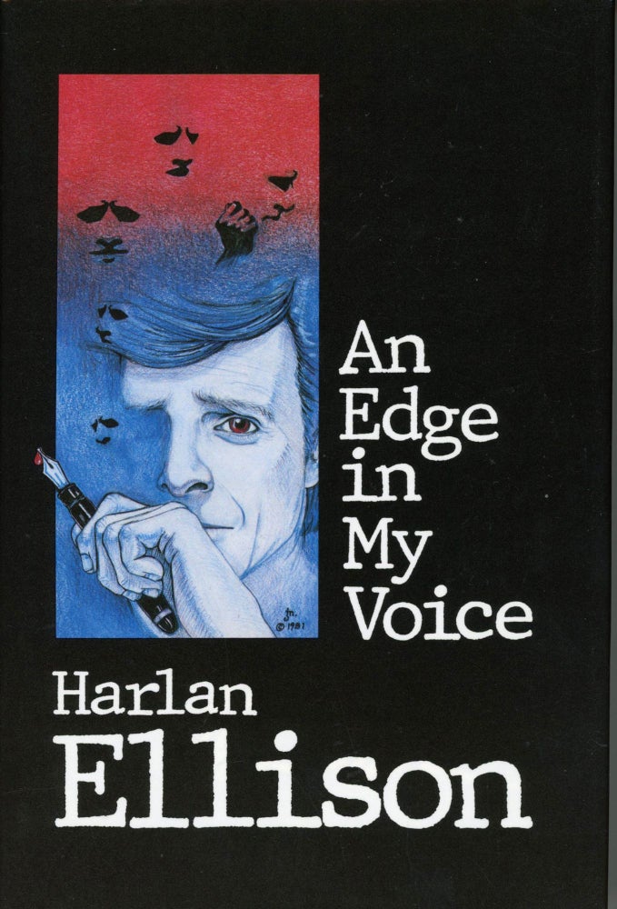 Item #29917 AN EDGE IN MY VOICE. Harlan Ellison.