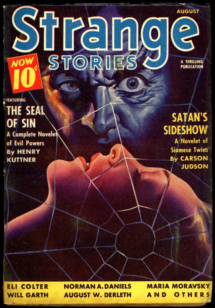Item #30541 STRANGE STORIES. STRANGE STORIES. August 1940, No. 1 Volume 4.
