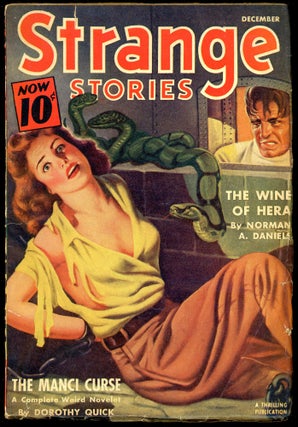 Item #30545 STRANGE STORIES. STRANGE STORIES. December 1940, No. 3 Volume 4