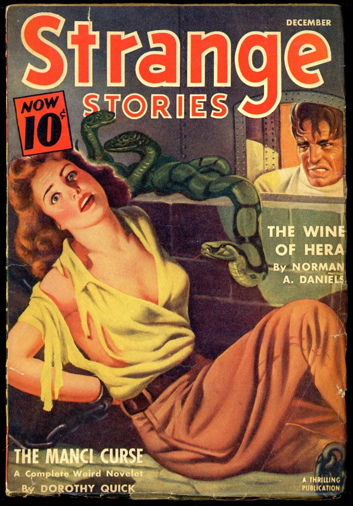 Item #30545 STRANGE STORIES. STRANGE STORIES. December 1940, No. 3 Volume 4.