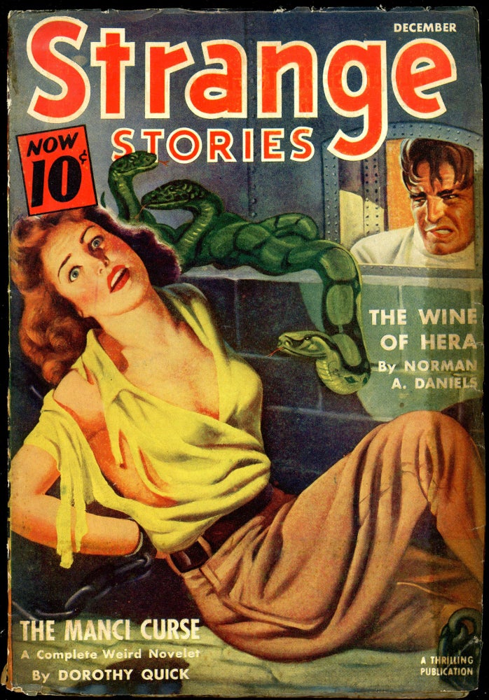 Item #30546 STRANGE STORIES. STRANGE STORIES. December 1940, No. 3 Volume 4.