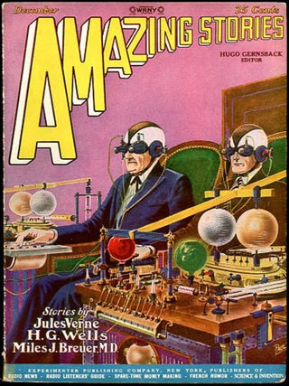 Item #30584 AMAZING STORIES. 1927. . AMAZING STORIES. December, Hugo Gernsback, number 9 Volume 2