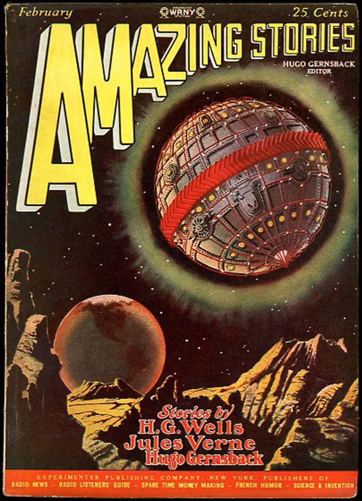 Item #30586 AMAZING STORIES. AMAZING STORIES. February 1928 ., Hugo Gernsback, number 11 volume 2.