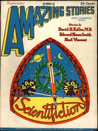 Item #30592 AMAZING STORIES. AMAZING STORIES. September 1928. ., Hugo Gernsback, Number 6 Volume 3