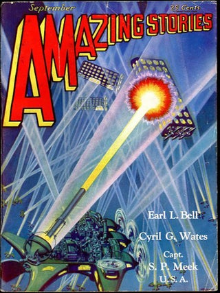 Item #30603 AMAZING STORIES. AMAZING STORIES. September 1929. ., Arthur H. Lynch, No. 4 Volume 4