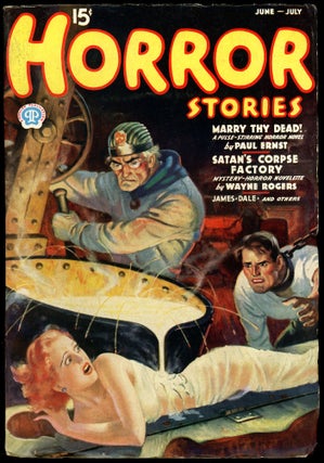 Item #30832 HORROR STORIES. HORROR STORIES. June-July 1937, No. 3 Volume 5