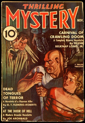 Item #30843 THRILLING MYSTERY. 1937 THRILLING MYSTERY. November, No. 3 Volume 8