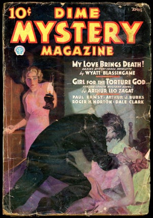 Item #30847 DIME MYSTERY. DIME MYSTERY MAGAZINE. April 1936, No. 1 Volume 11